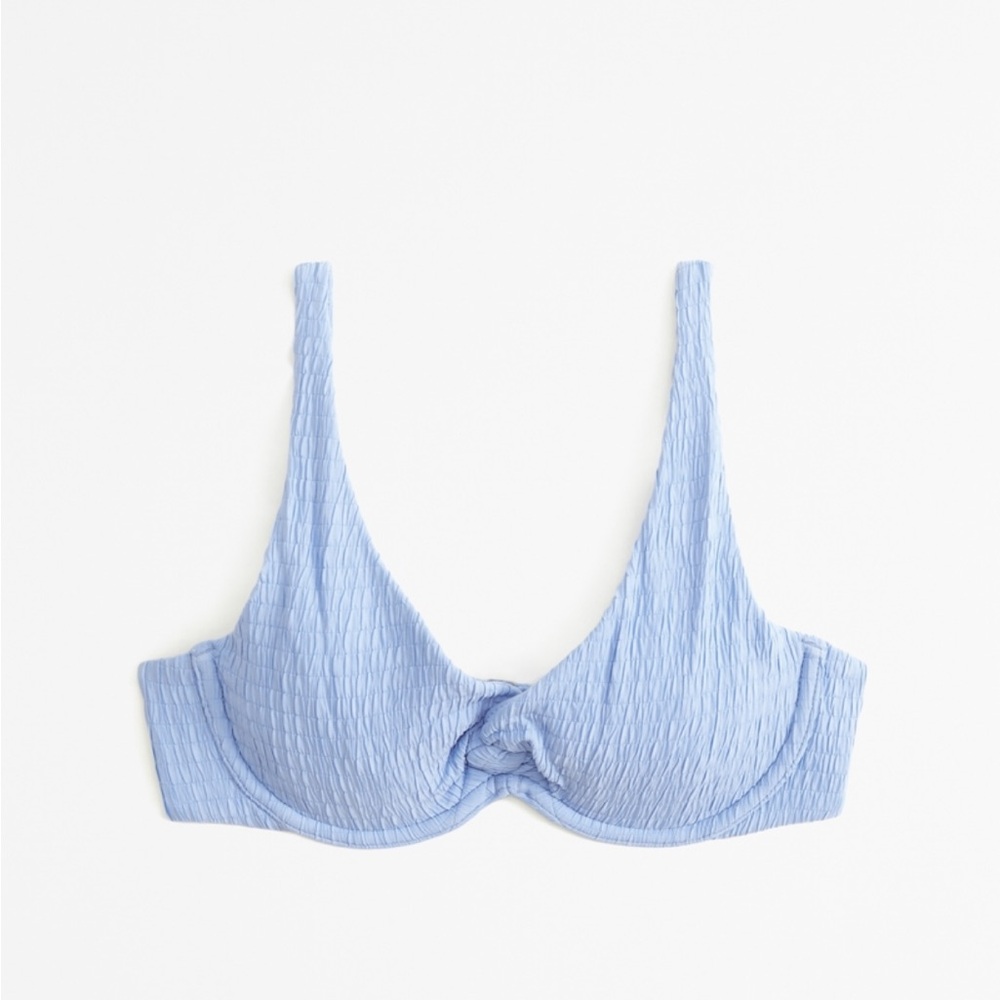 NWT Abercrombie & Fitch Wide Strap Twist Continuous Underwire Bikini Top